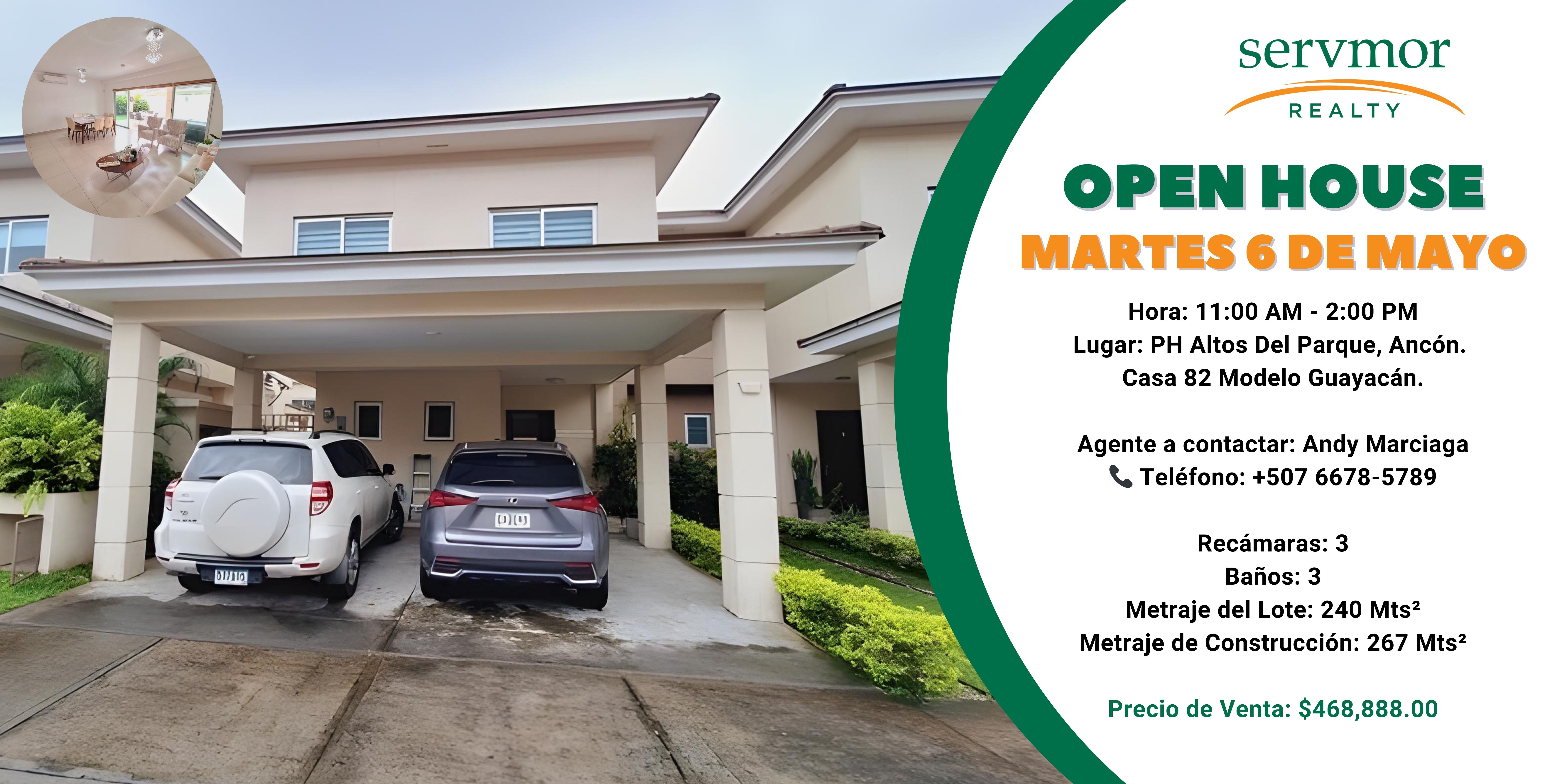 Atención compradores e inversionistas 📍OPEN HOUSE en PH Altos del Parque – Ancón, zona exclusiva detrás de AltaPlaza
